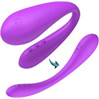 Vibrador para Parejas-Estimulador de punto G flexible 270 °- PALOQUETH Estimulador con 9 Modos de Vibración- Juguetes…
